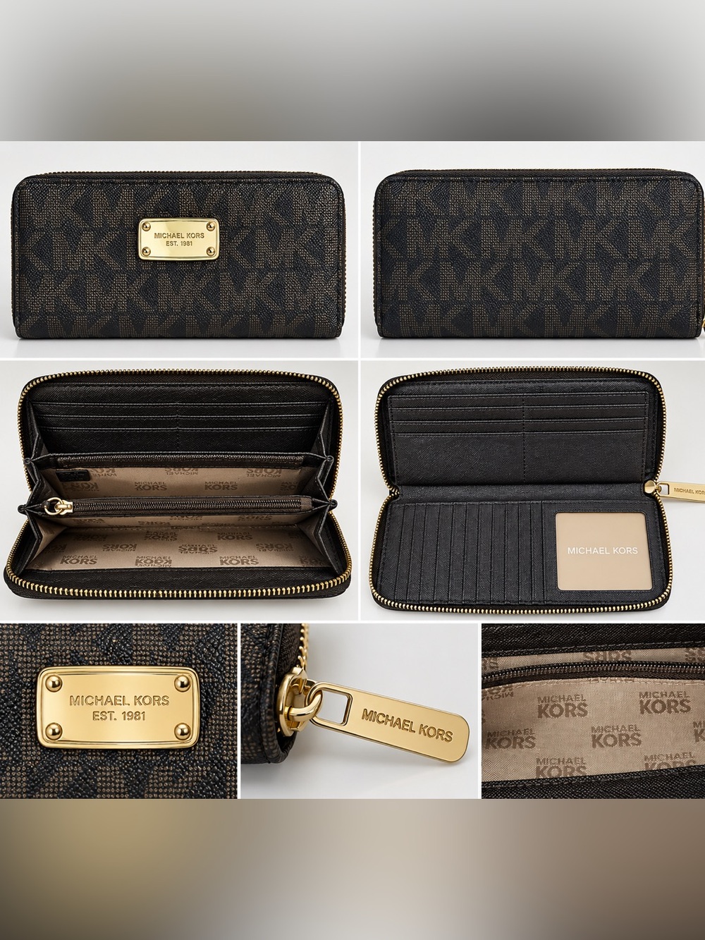 Michael Kors Continental Zip Around Wallet